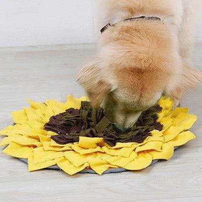 Blossom Snuffle: Sunflower Sniffing Pad for Pets -  - #tag1#