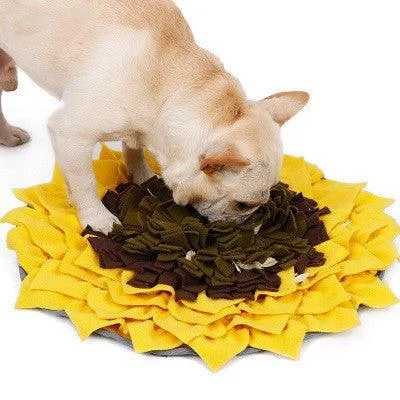 Blossom Snuffle: Sunflower Sniffing Pad for Pets -  - #tag1#