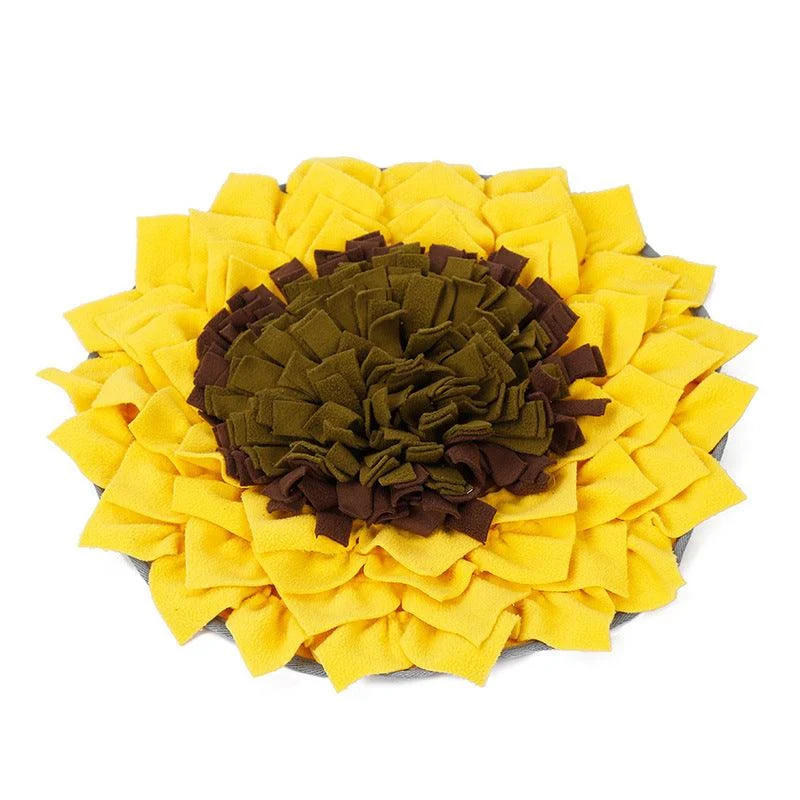 Blossom Snuffle: Sunflower Sniffing Pad for Pets -  - #tag1#