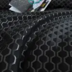 Blue Black Silk Satin Luxury Royal Bedding set Queen King size Bed set Bed Flat sheet 591674d2 2b02 4f91 9fa8 132fac884e7b