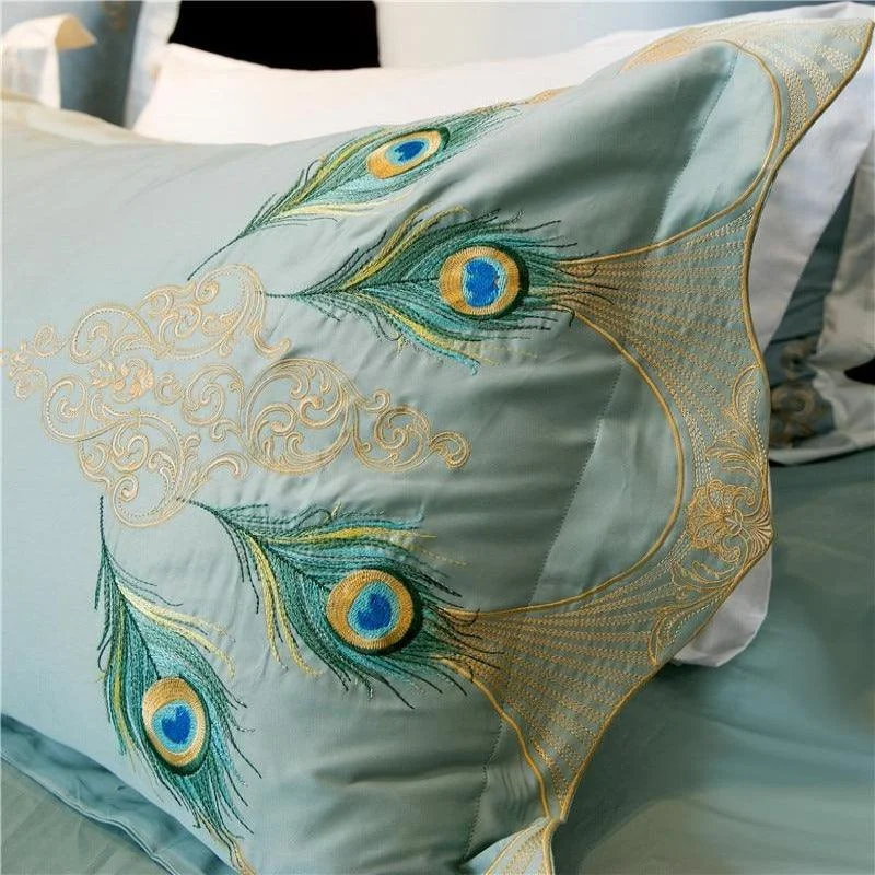 BlueCloud Peacock Bedding Set -  - #tag1#