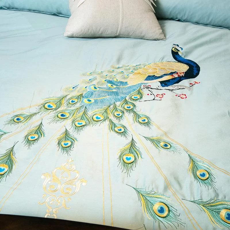 BlueCloud Peacock Bedding Set -  - #tag1#