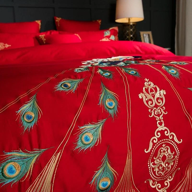 BlueCloud Peacock Bedding Set -  - #tag1#