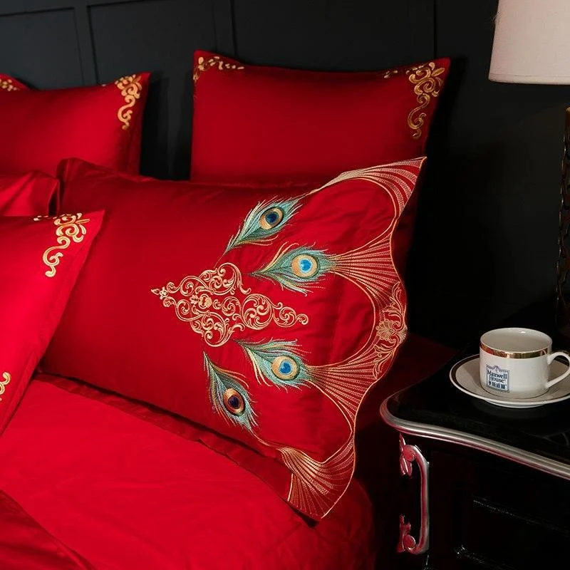BlueCloud Peacock Bedding Set -  - #tag1#