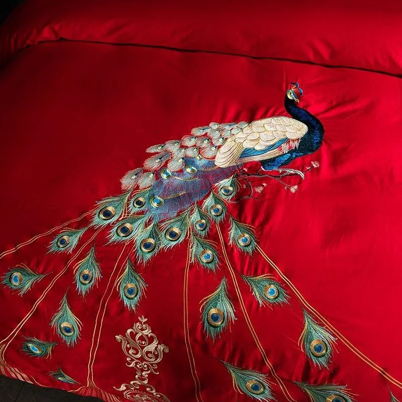 BlueCloud Peacock Bedding Set -  - #tag1#