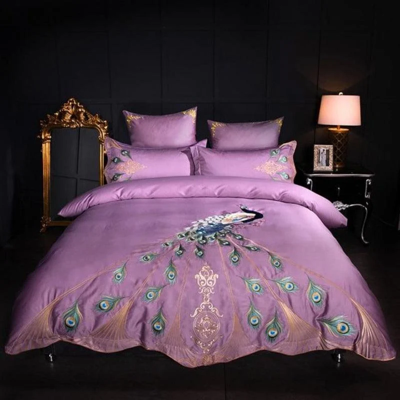BlueCloud Peacock Bedding Set -  - #tag1#