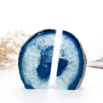 Blue Agate Bookend 2 Piece Set