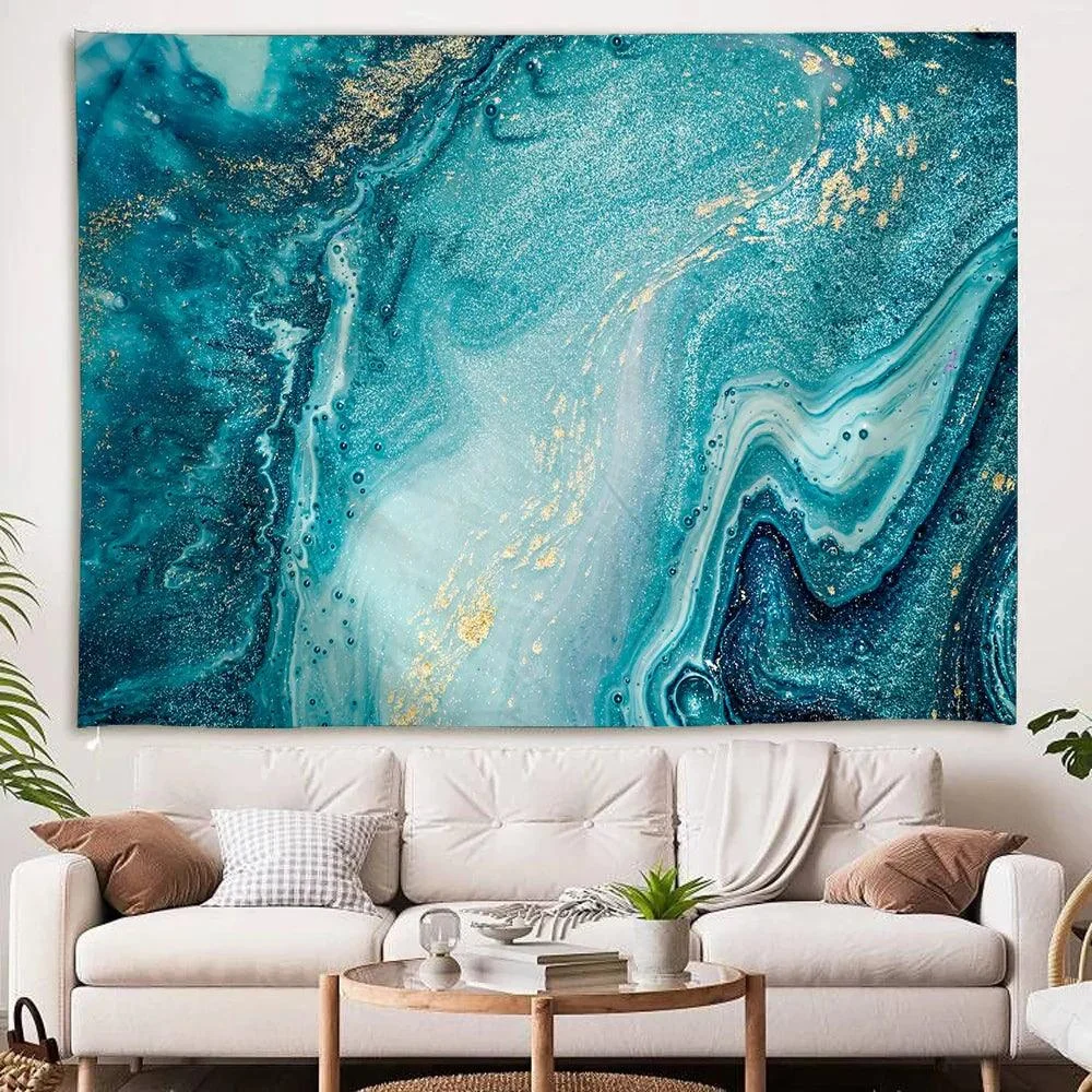 Blue Agate Tapestry -