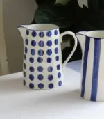 Blue_Ceramic_Jugs_Hand-painted_White_Blue_19cm_-_-_tag1_-4153304 Blue Ceramic Jugs Hand painted White Blue 19cm tag1