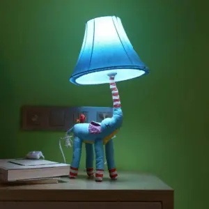 Blue Elephant Night Lamp - Fun Touch for Your Kid's Room Decor