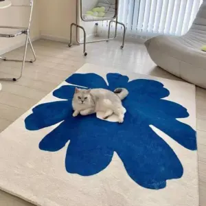 Blue Flower Carpet