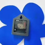 Blue_Flower_Wall_Clock_-_-4140221 Blue Flower Wall Clock