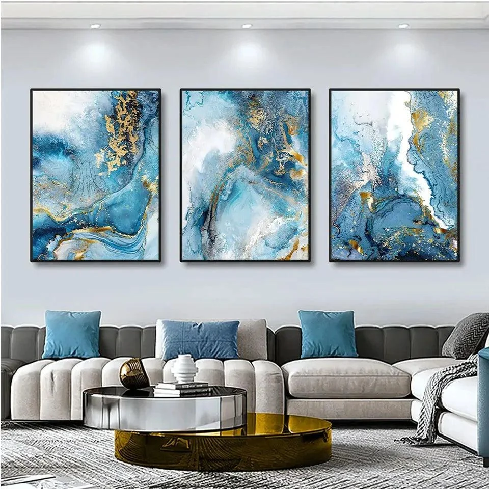 Blue Marble Canvas -