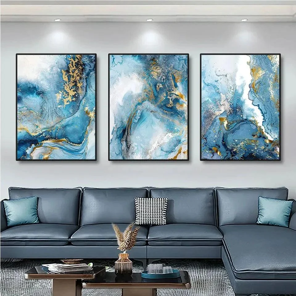 Blue Marble Canvas -