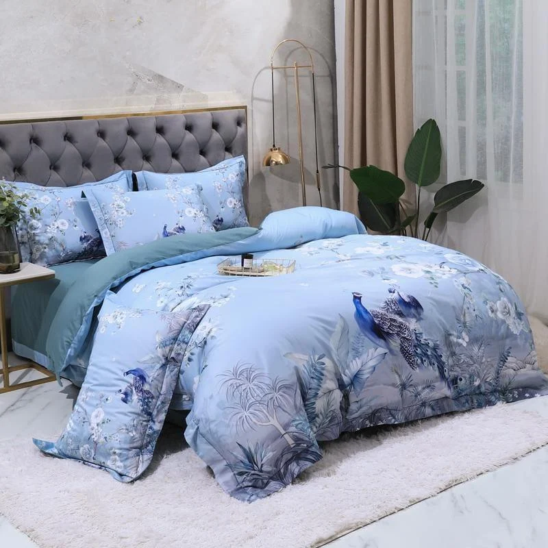 Blue Solaire – Duvet Cover Set of Egyptian Cotton -  - #tag1#