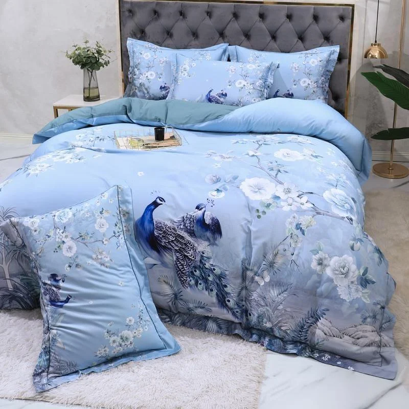 Blue Solaire – Duvet Cover Set of Egyptian Cotton -  - #tag1#