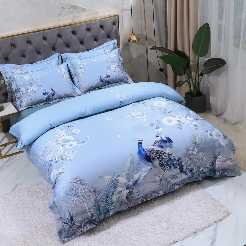Blue Solaire – Duvet Cover Set of Egyptian Cotton -  - #tag1#
