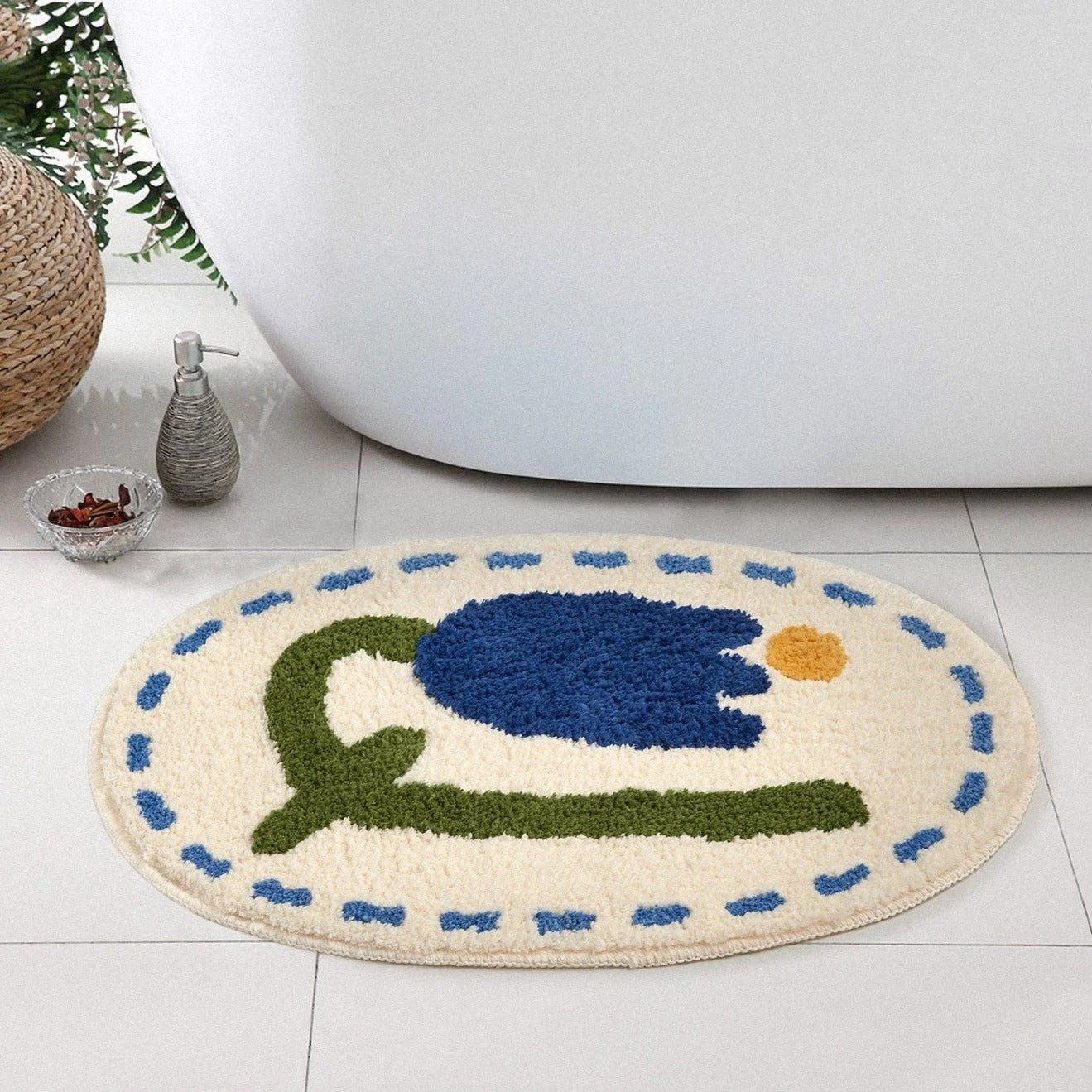 Blue Tulip Mat -  - #tag1#