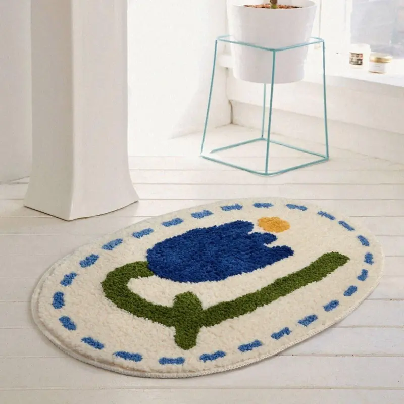 Blue Tulip Mat tag1