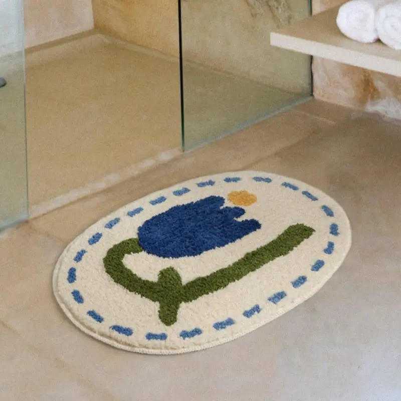 Blue Tulip Mat tag1