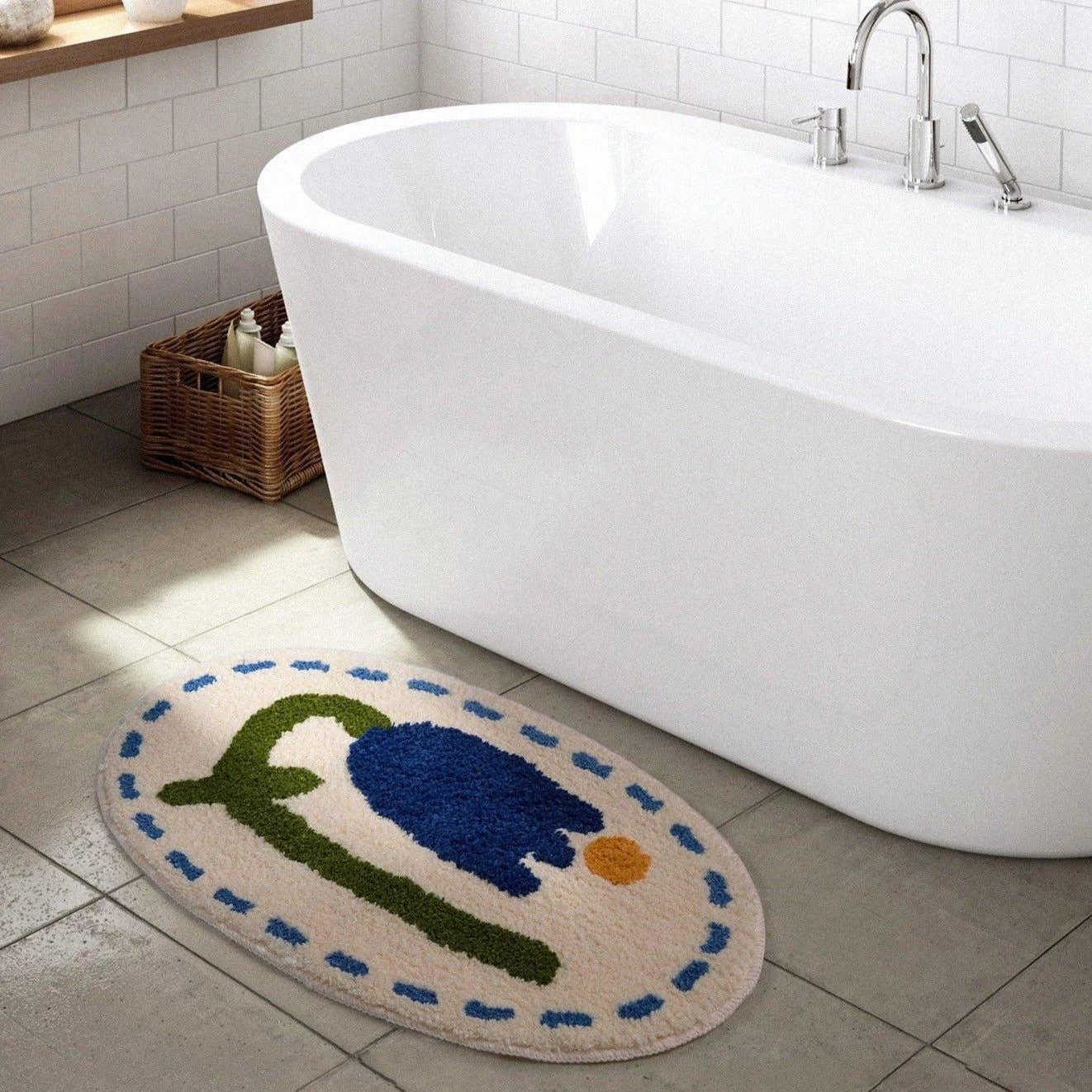 Blue Tulip Mat -  - #tag1#