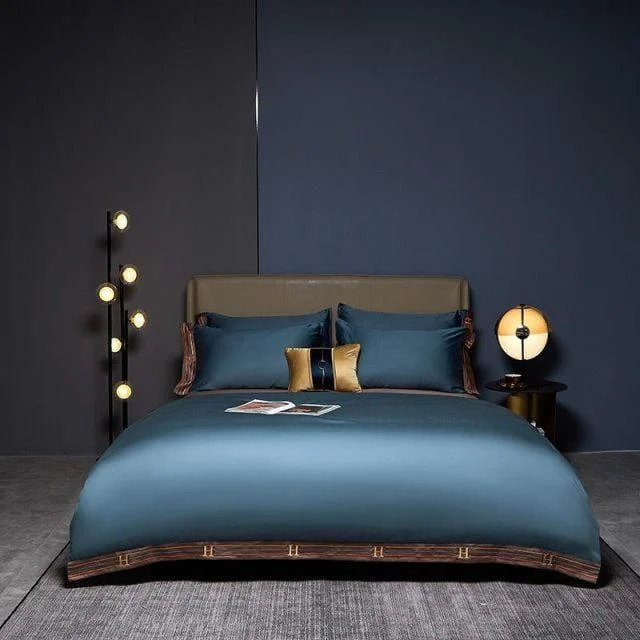 Blue Visna – Duvet Cover Set made of Egyptian Cotton -  - #tag1#
