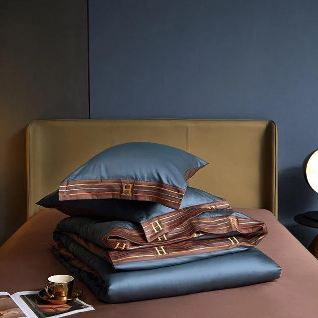 Blue Visna – Duvet Cover Set made of Egyptian Cotton -  - #tag1#