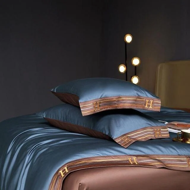 Blue Visna – Duvet Cover Set made of Egyptian Cotton -  - #tag1#