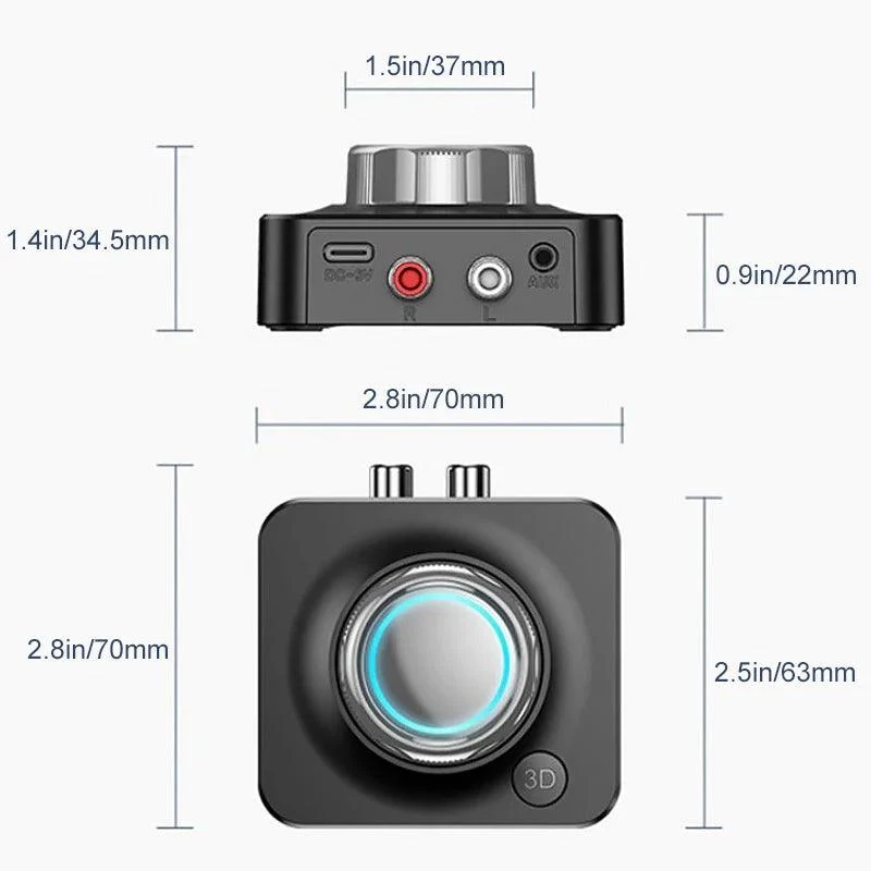 Bluetooth 5.0 Audio RCA Receiver -  - #tag1#