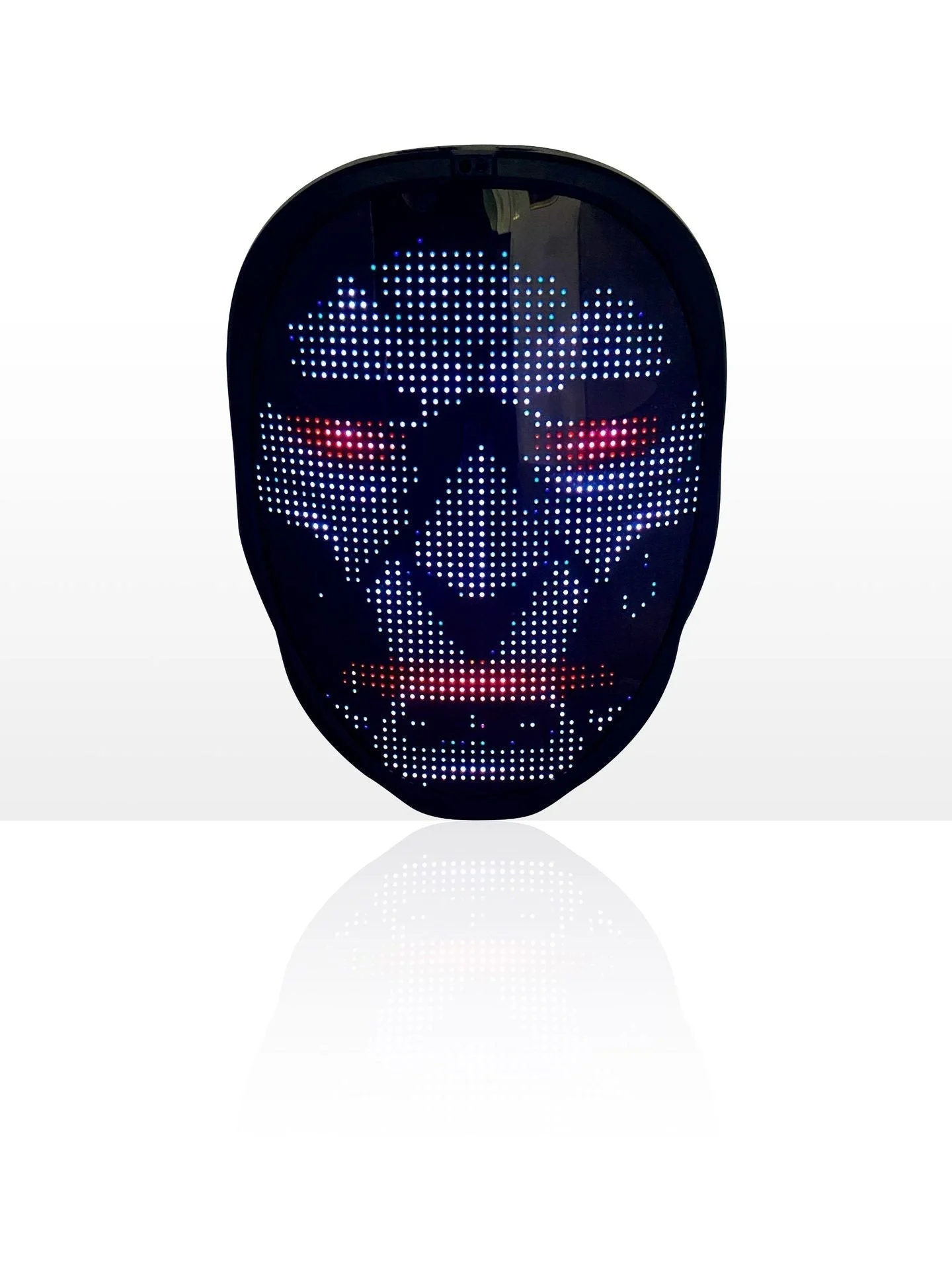 Bluetooth APP Full-color Led Face-changing Luminous Mask Halloween Mask -  - #tag1#