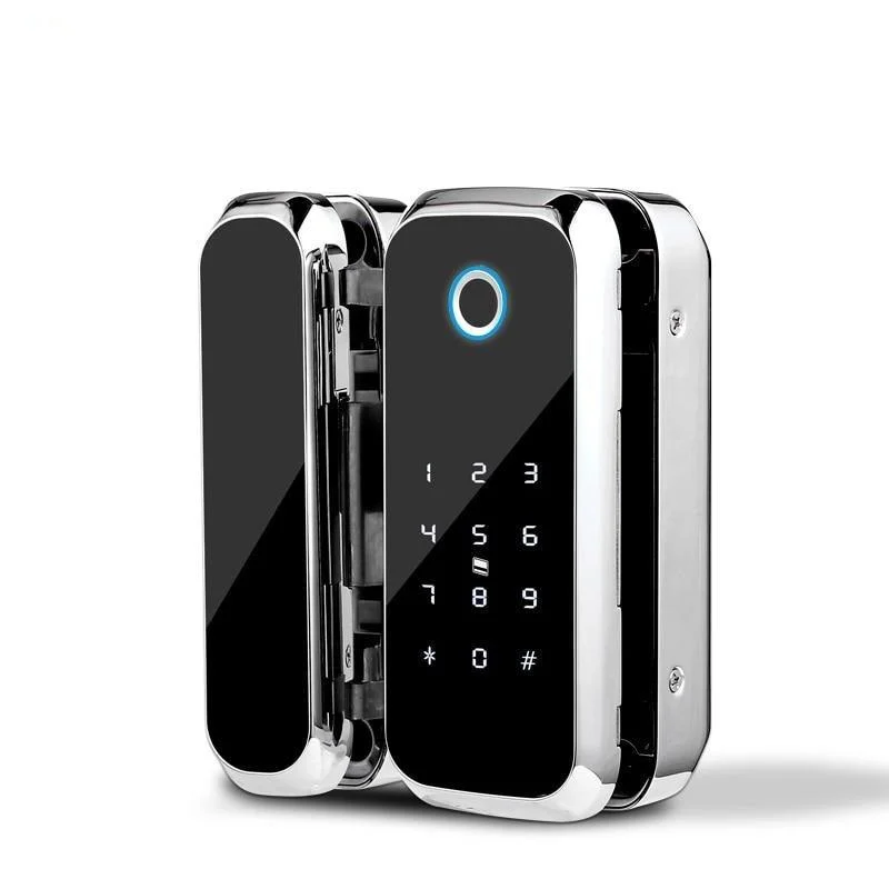 Bluetooth Fingerprint Glass Door Lock -  - #tag1#