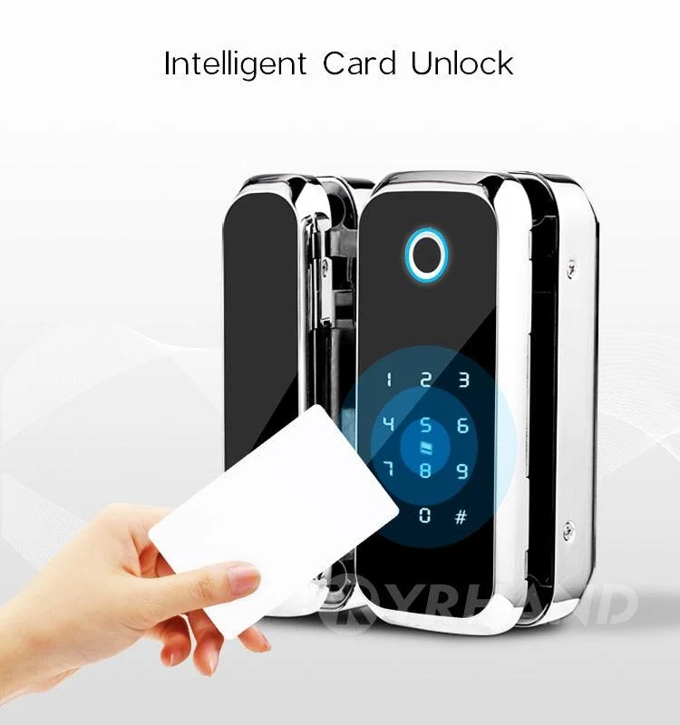 Bluetooth Fingerprint Glass Door Lock -  - #tag1#