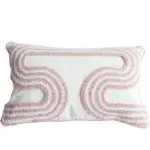 Blush Tuft Pillow Cover tag1