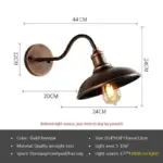 BoDo Industrial Wall Lamp tag1