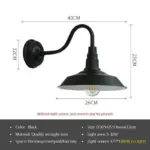 BoDo Industrial Wall Lamp tag1
