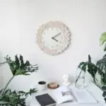 Boheme Stylish Makramee Wall Clock tag1