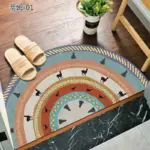 Bohemian_Anti_Slip_Semi-circular_Doormat_-_-4140647 Bohemian Anti Slip Semi circular Doormat