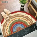 Bohemian_Anti_Slip_Semi-circular_Doormat_-_-4140691 Bohemian Anti Slip Semi circular Doormat