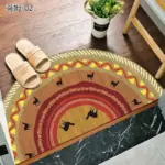 Bohemian_Anti_Slip_Semi-circular_Doormat_-_-4140723 Bohemian Anti Slip Semi circular Doormat