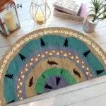 Bohemian_Anti_Slip_Semi-circular_Doormat_-_-4140730 Bohemian Anti Slip Semi circular Doormat