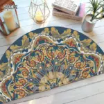 Bohemian_Anti_Slip_Semi-circular_Doormat_-_-4140750 Bohemian Anti Slip Semi circular Doormat