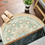 Bohemian_Anti_Slip_Semi-circular_Doormat_-_-4140756 Bohemian Anti Slip Semi circular Doormat