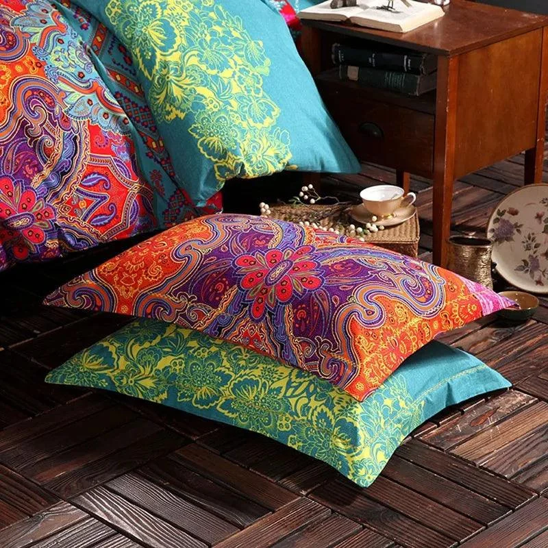 Bohemian Bliss: 3D Mandala Bedding Set for Winter Elegance -