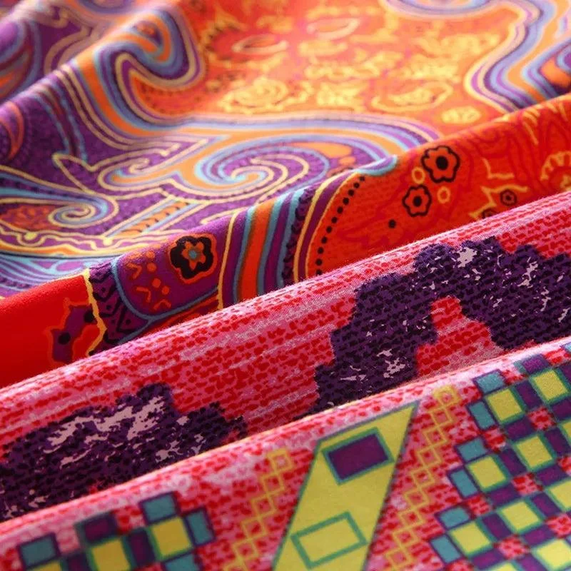 Bohemian Bliss: 3D Mandala Bedding Set for Winter Elegance -