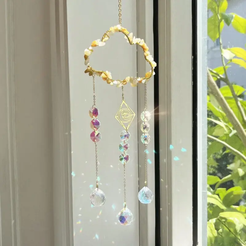 Bohemian Cloud Suncatcher Window Hangings tag1