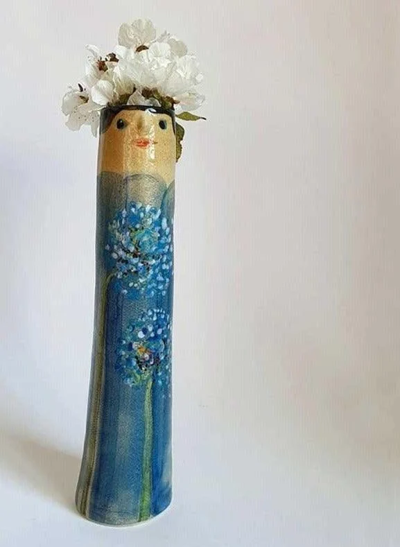 Bohemian Crazy Family Face Vase -