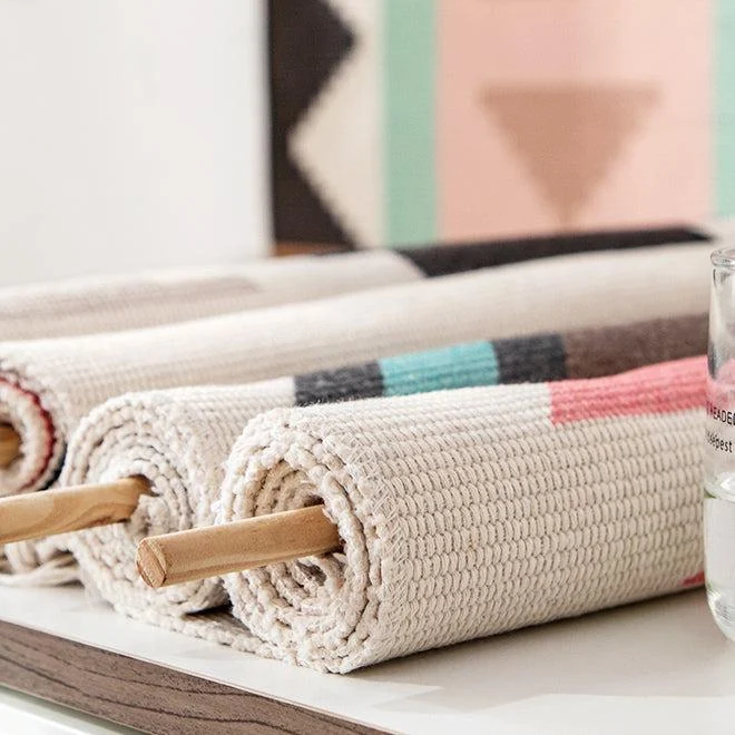 Bohemian Geometric Tufted Wall Tapestry -  - #tag1#