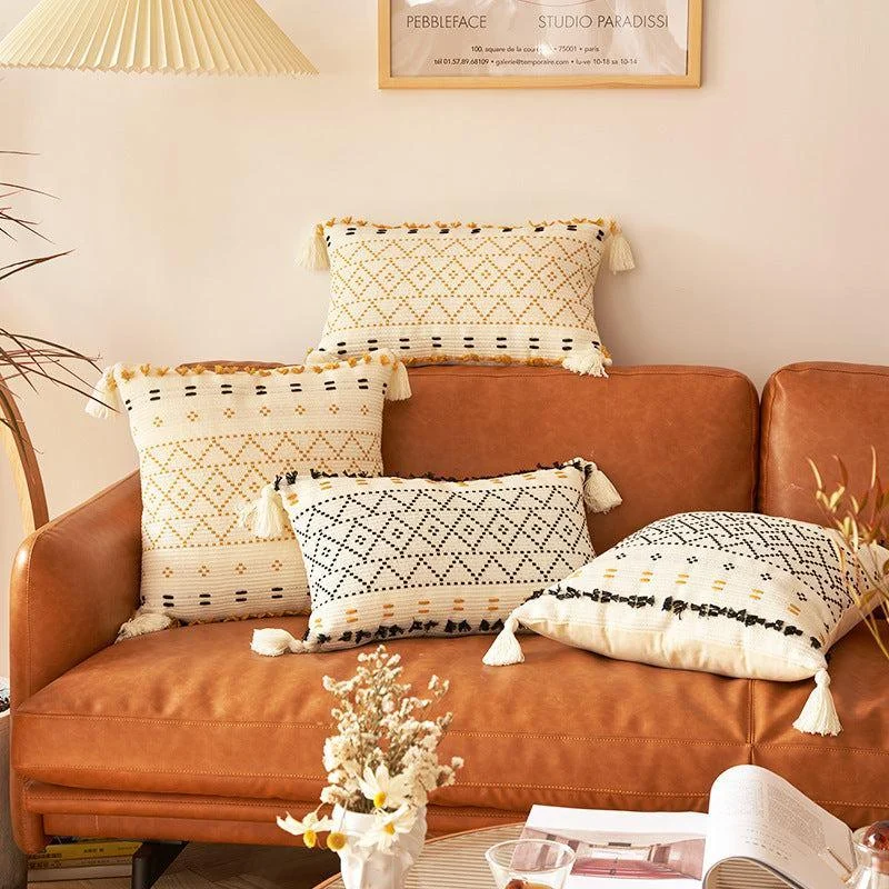 Bohemian Geometry Pattern Pillow -  - #tag1#