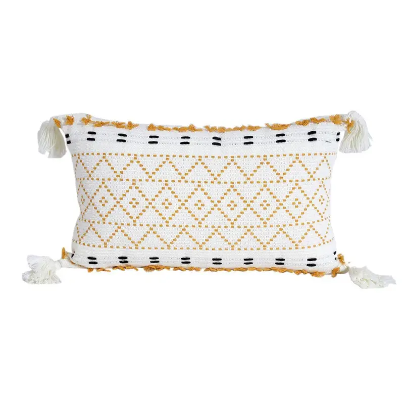 Bohemian Geometry Pattern Pillow tag1