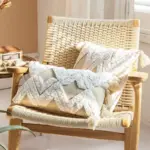 Bohemian Geometry Tufted Pillow tag1